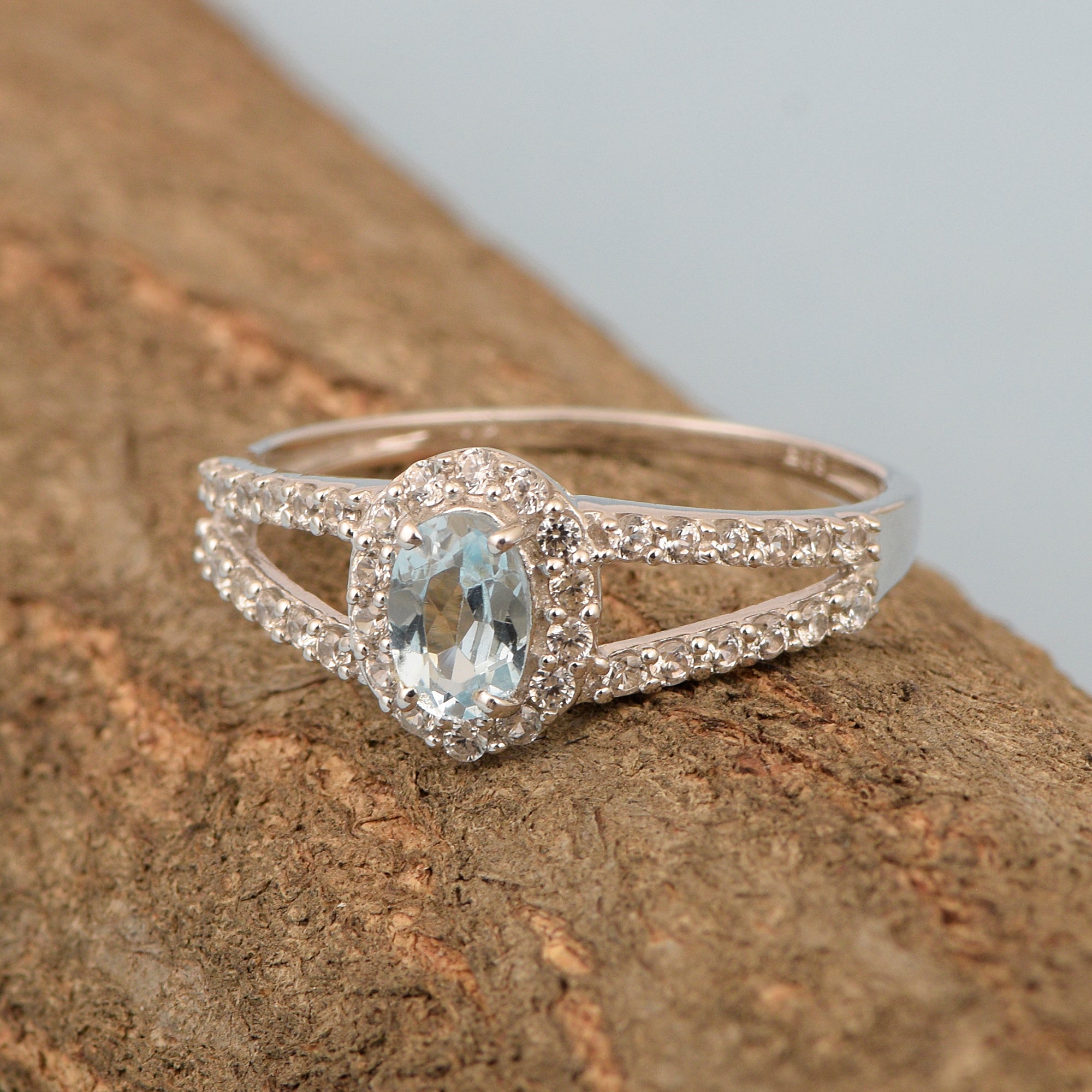 Blue Topaz ring