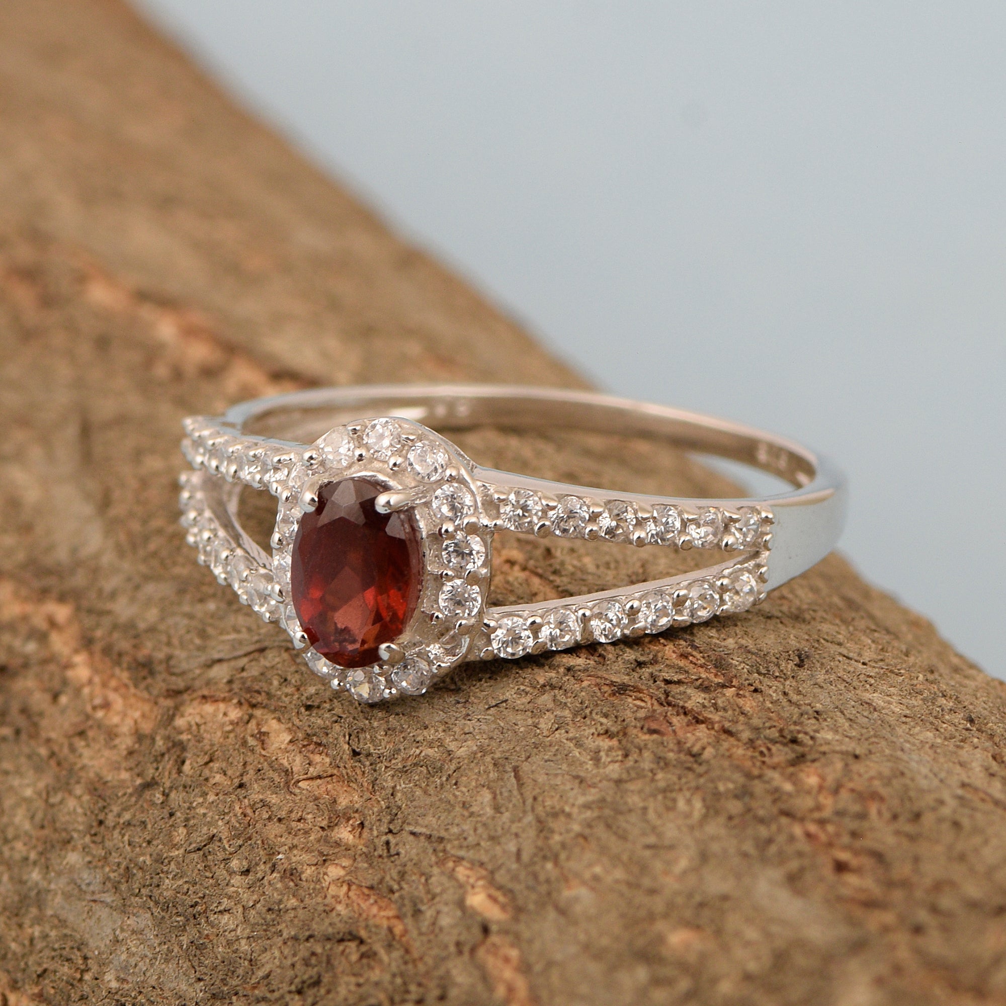 Garnet ring