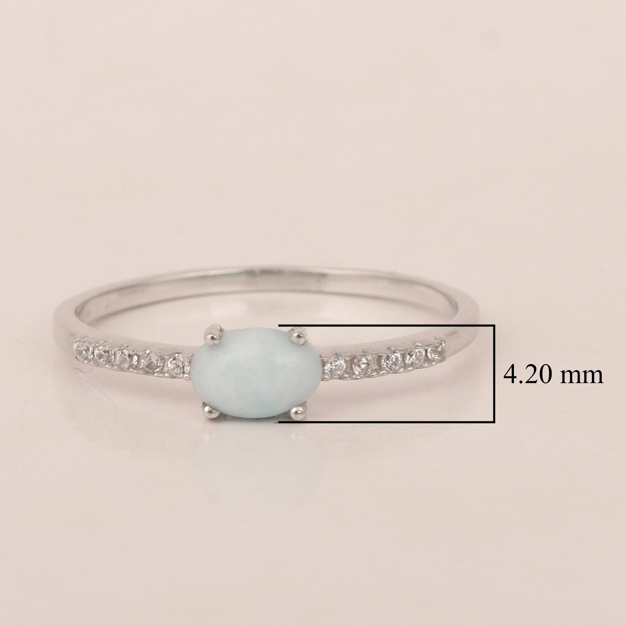 Larimar ring