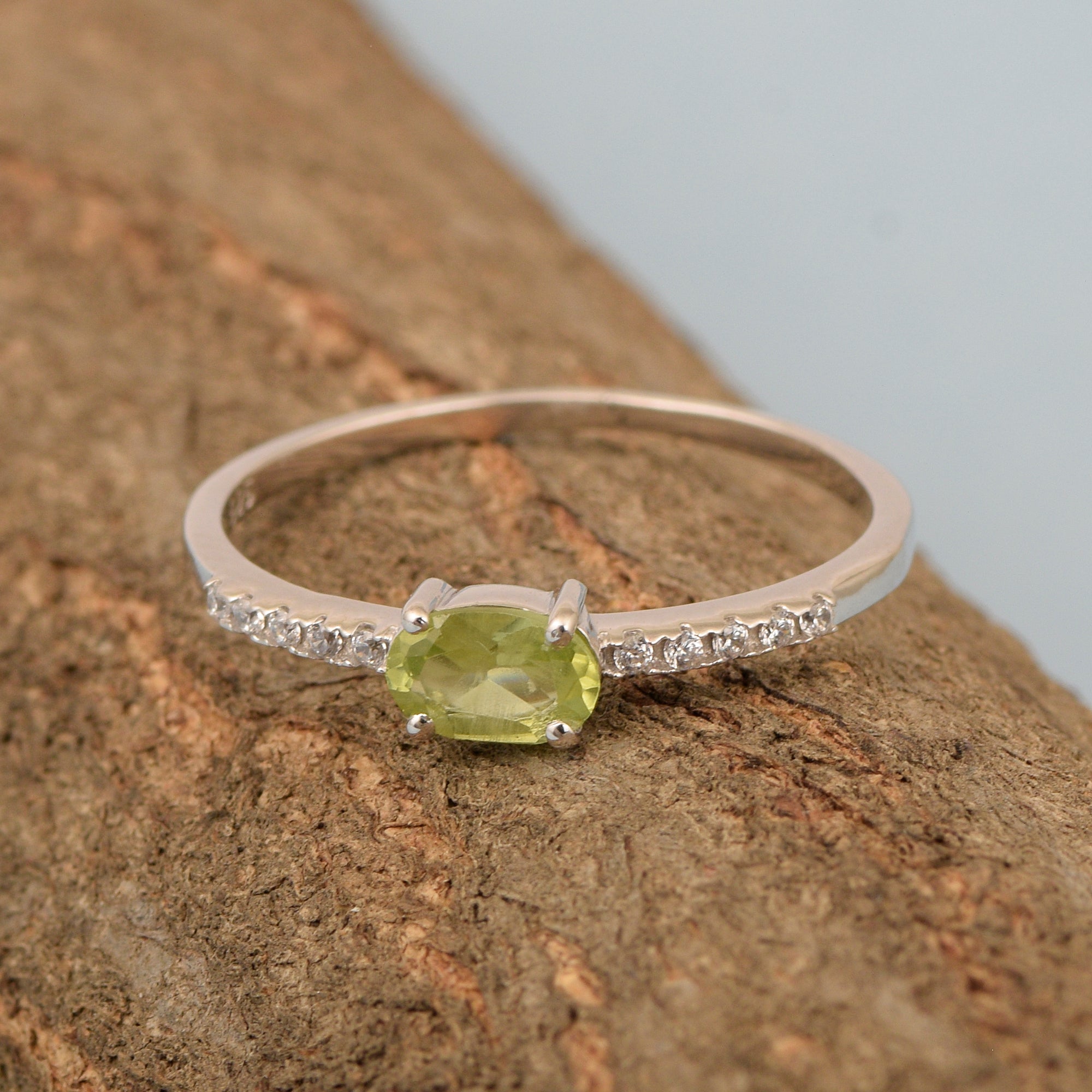 Peridot ring