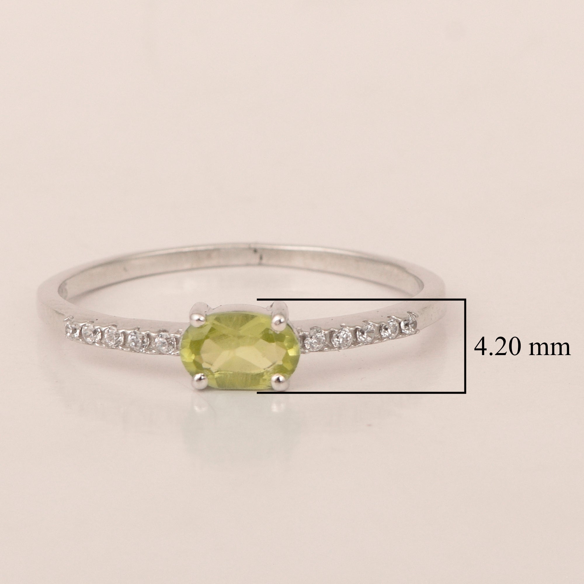 Peridot ring