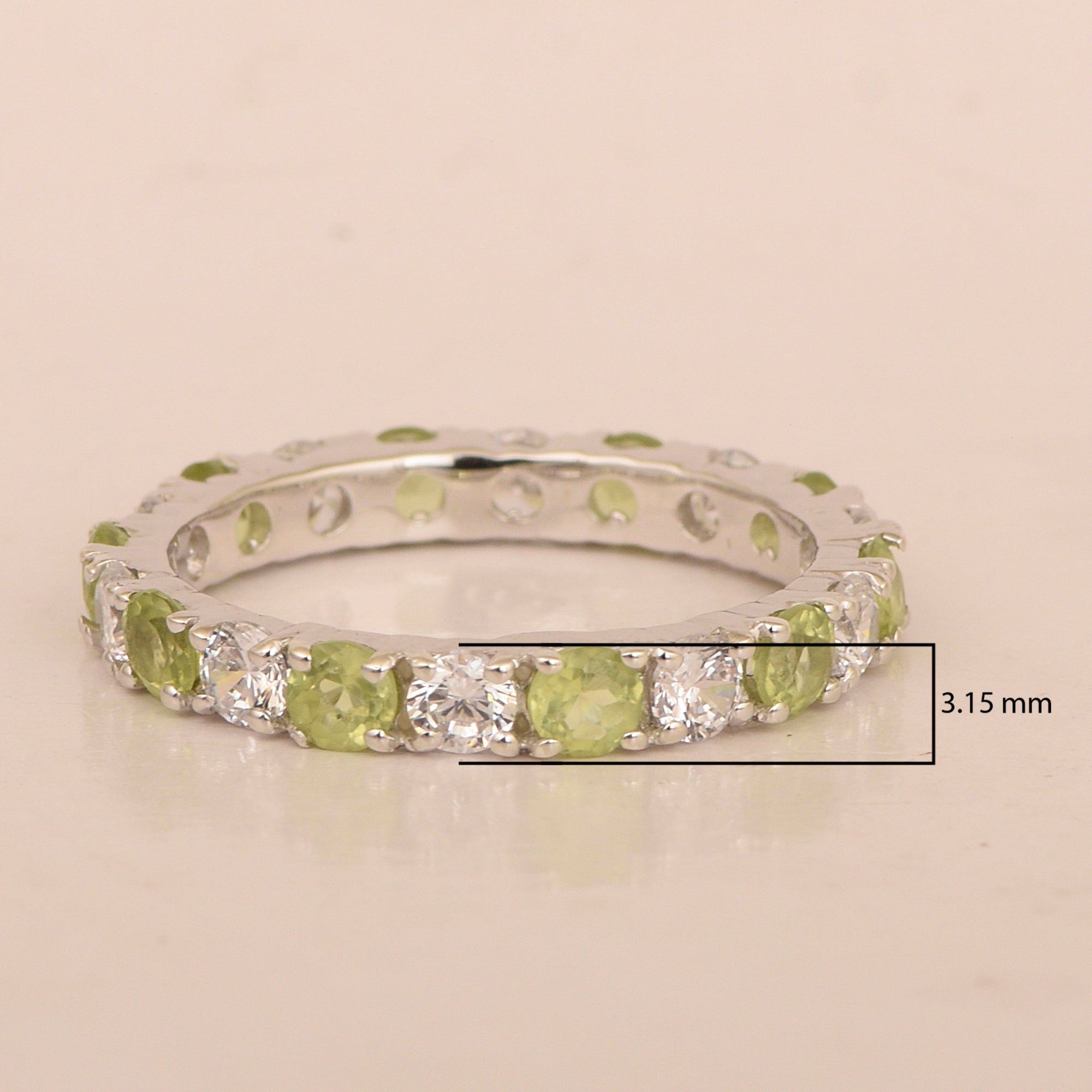 Peridot ring