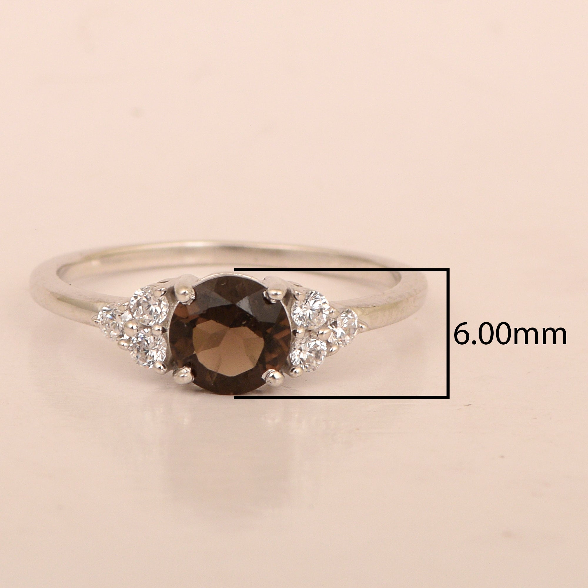 Smoky Quartz ring