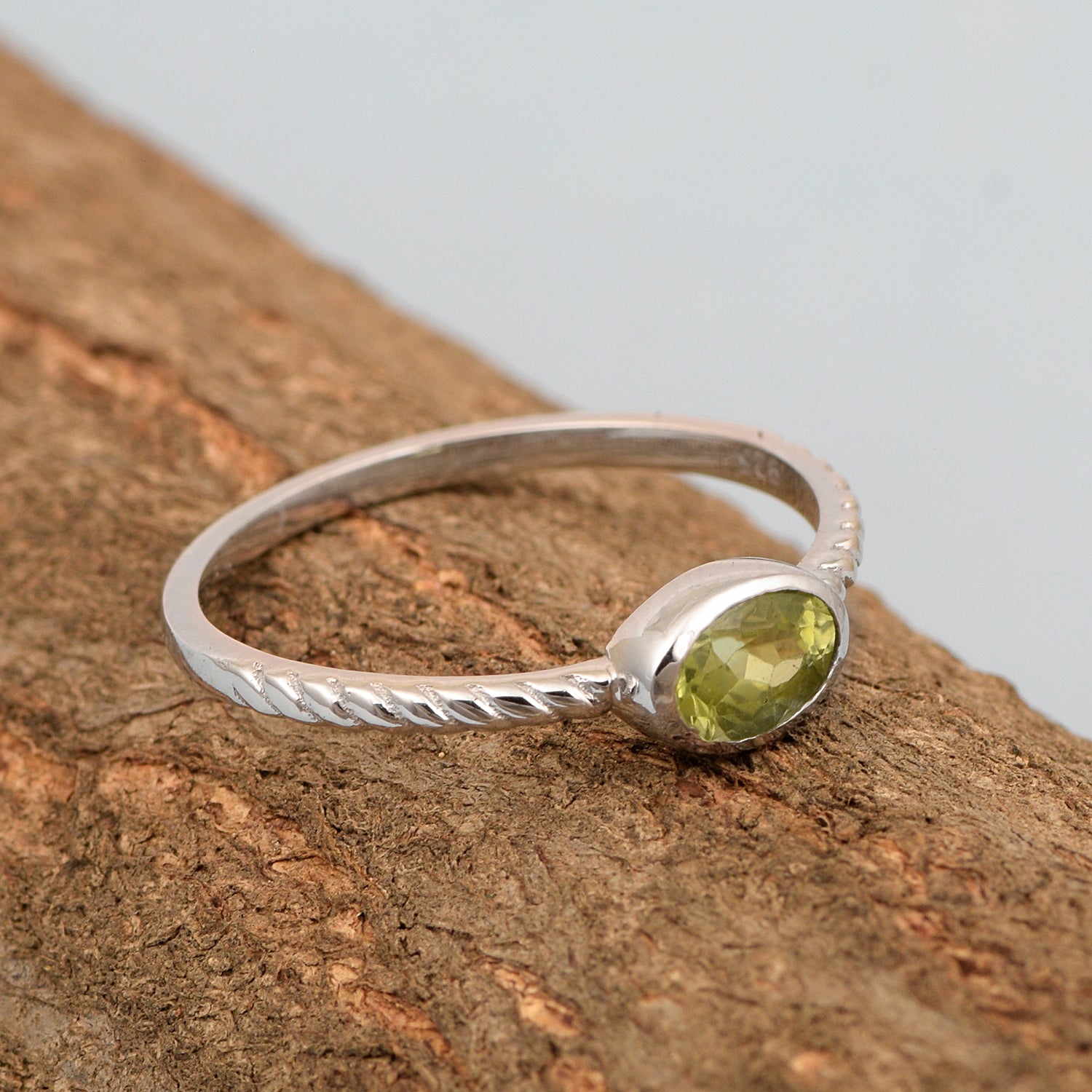 Peridot ring