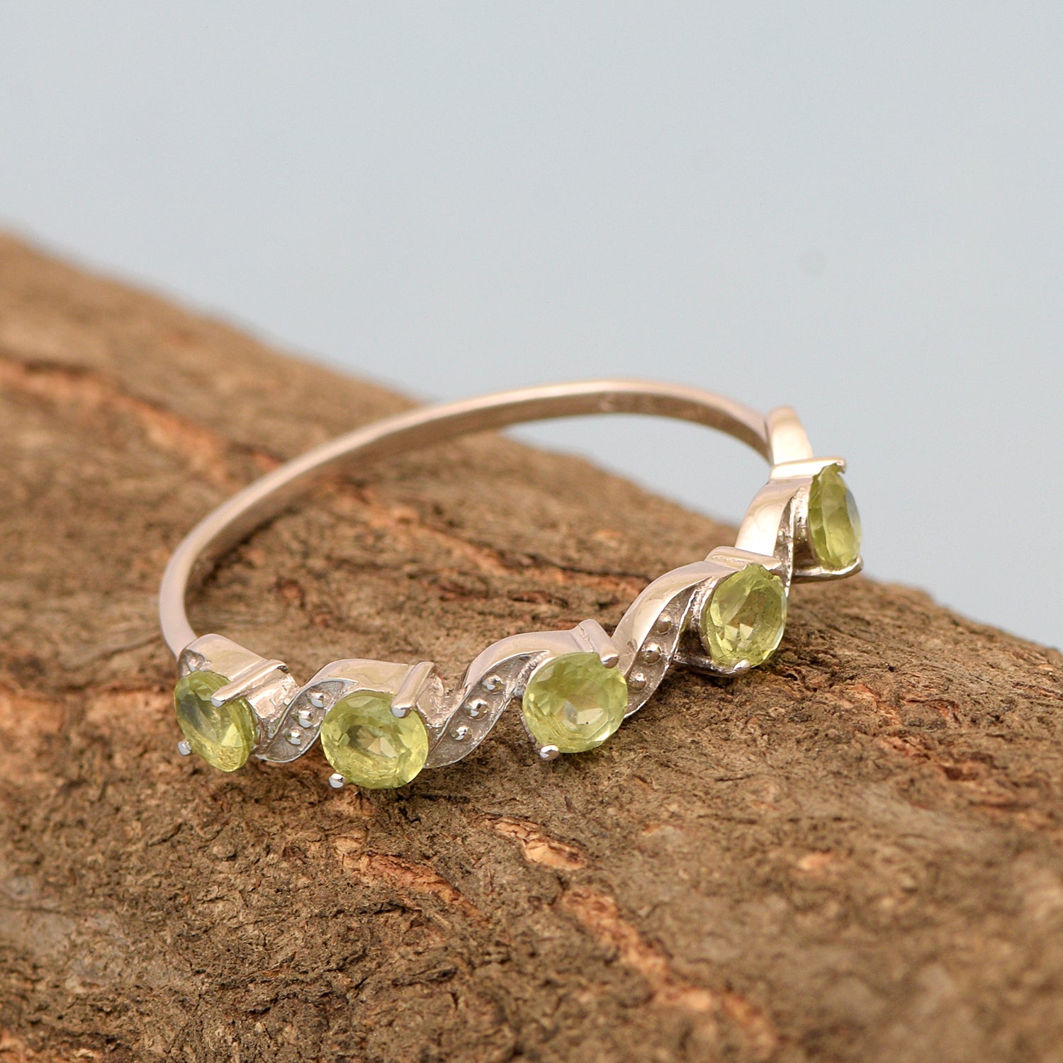 Peridot ring