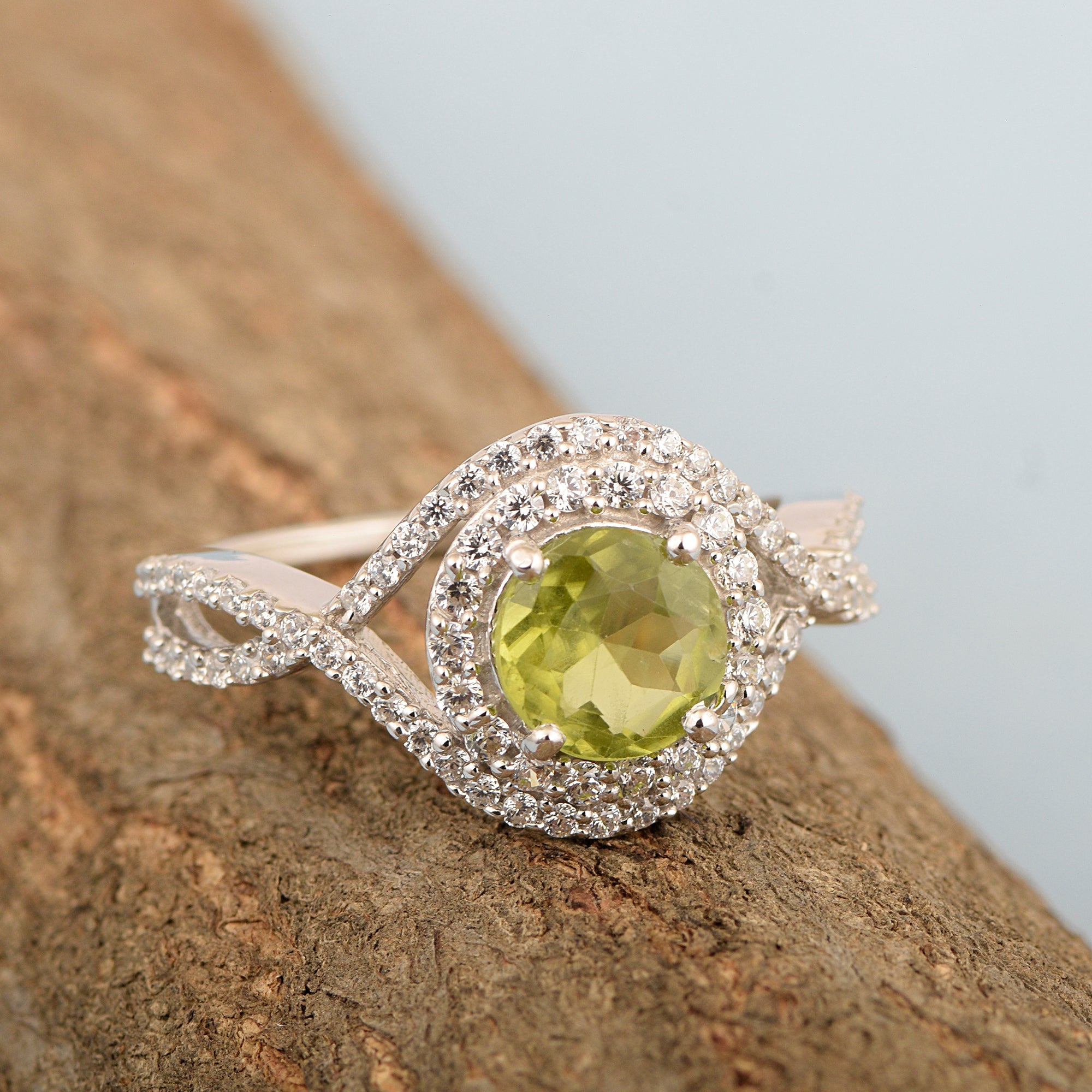 Peridot ring