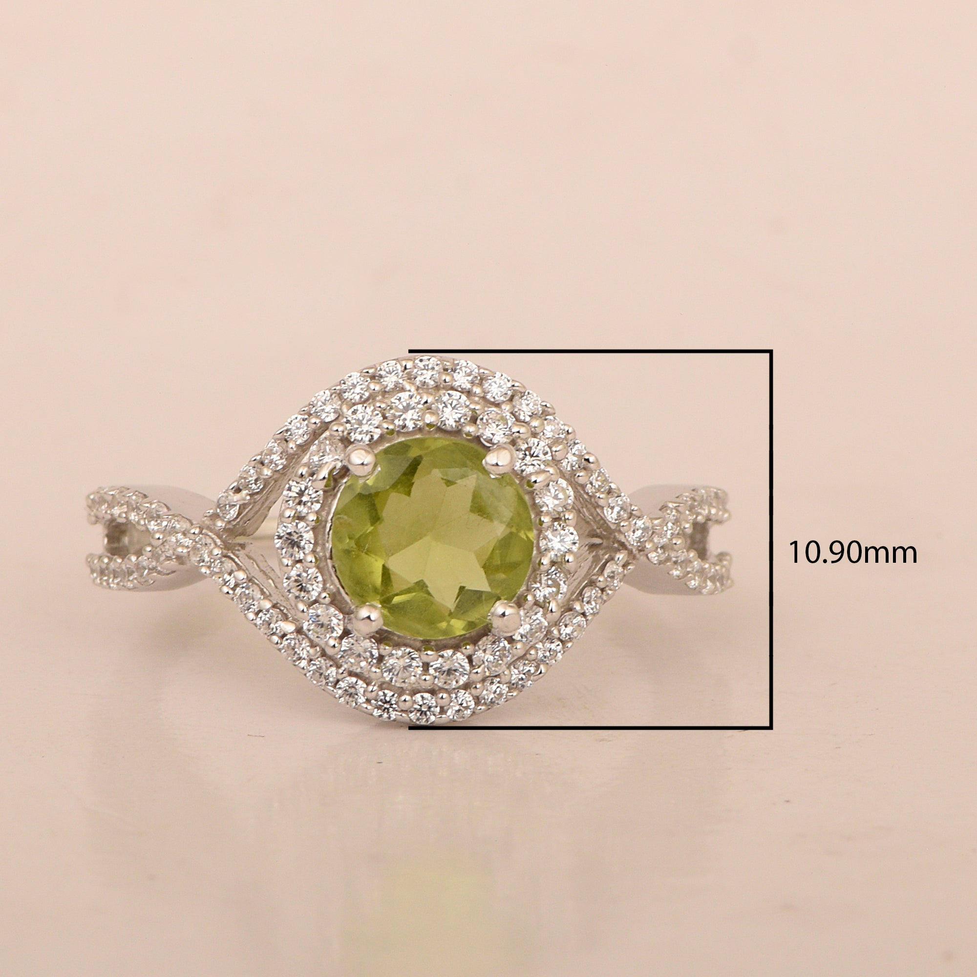 Peridot ring
