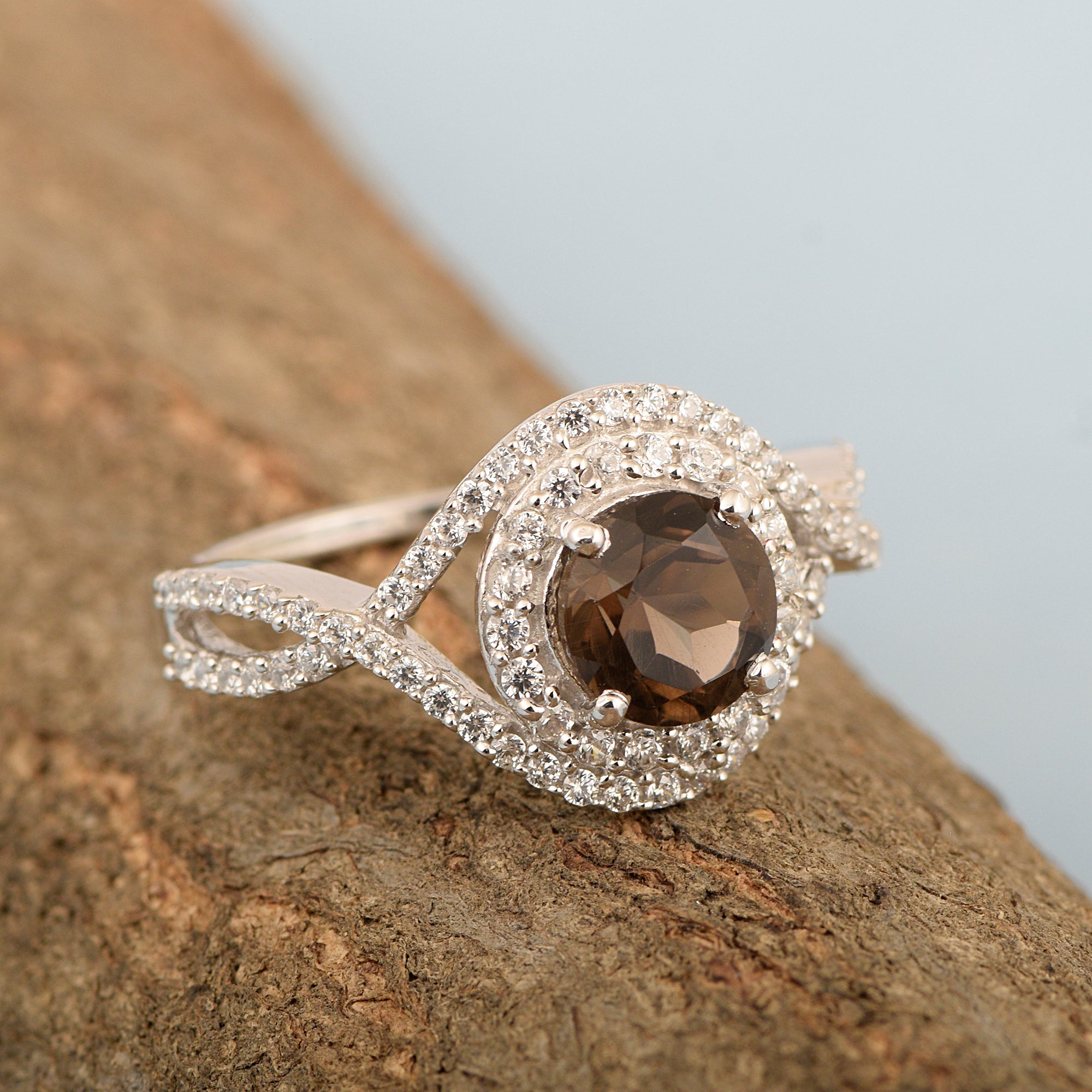 Smoky Quartz ring