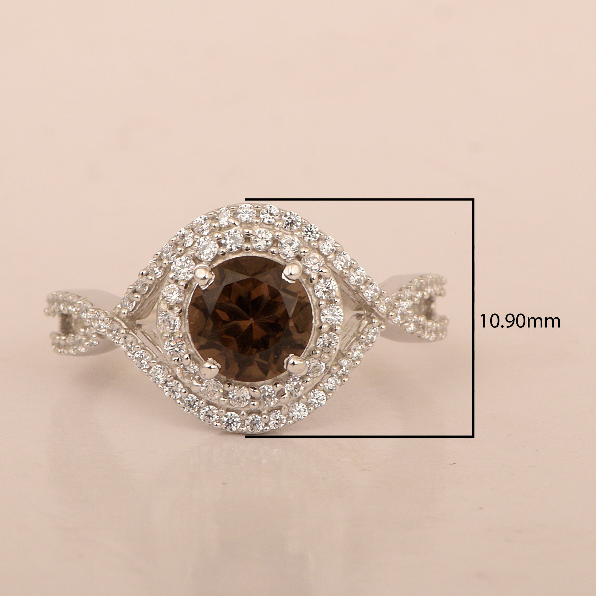 Smoky Quartz ring
