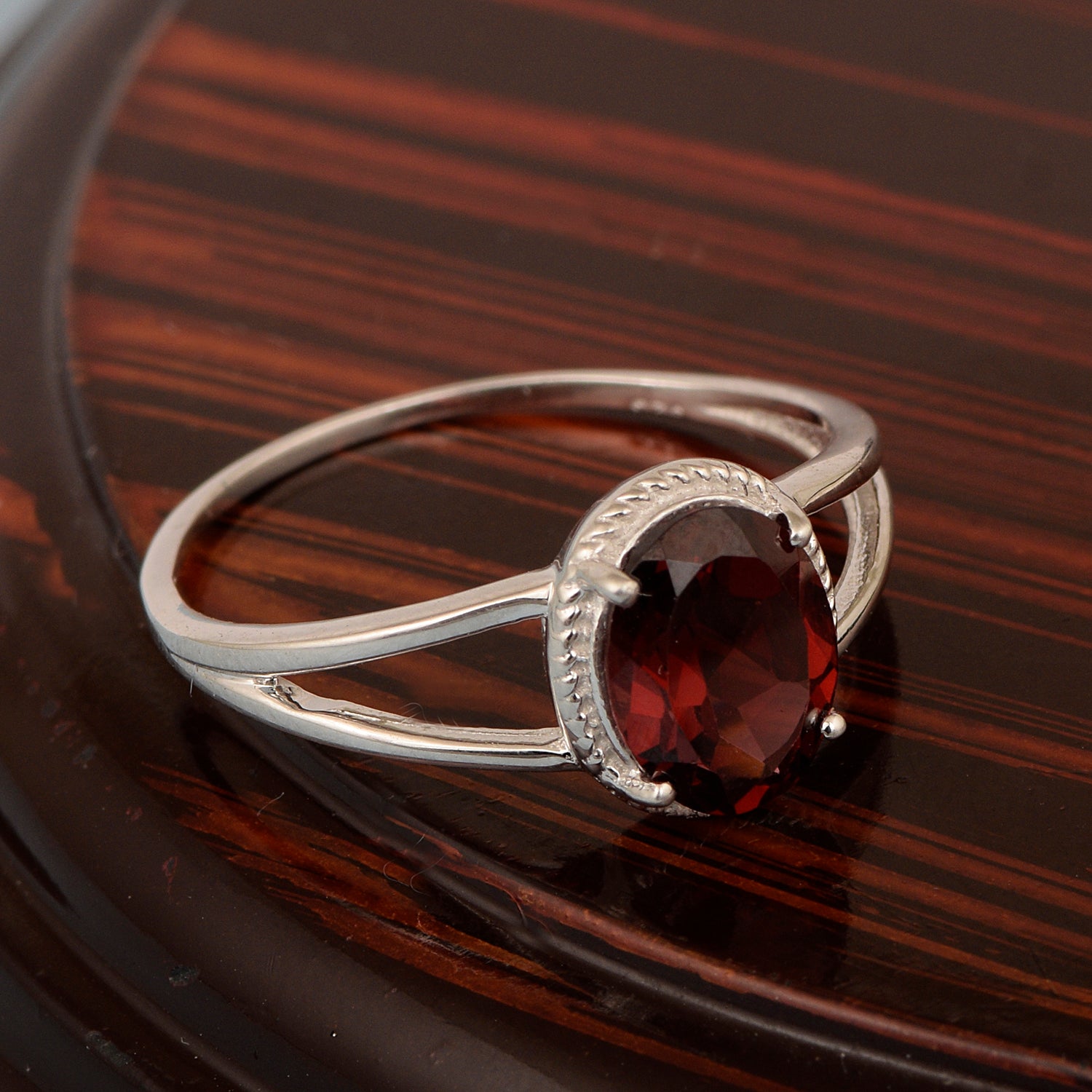 Garnet ring