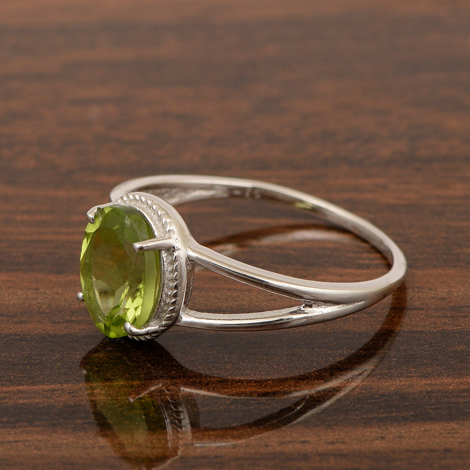 Peridot ring