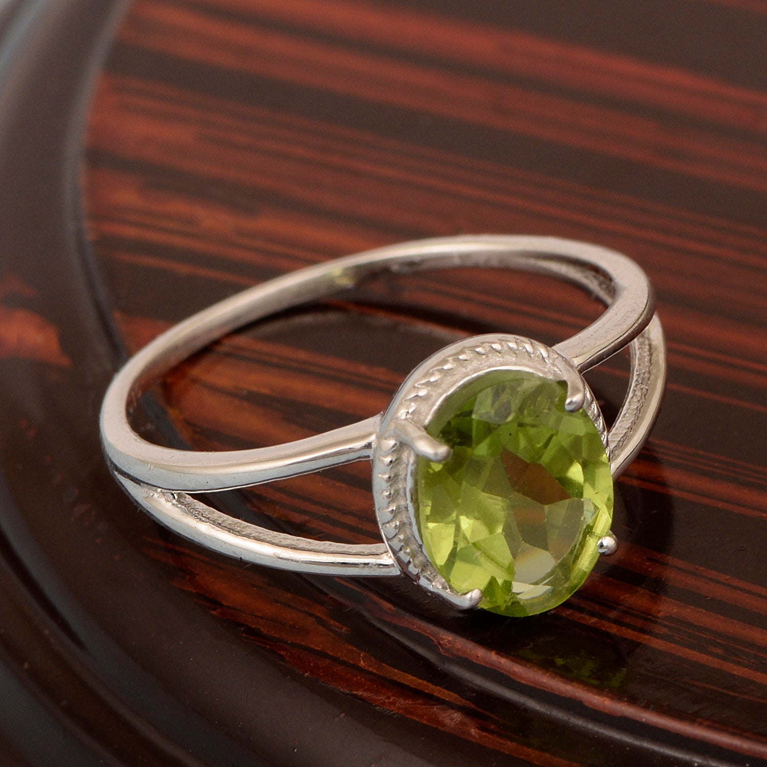 Peridot ring