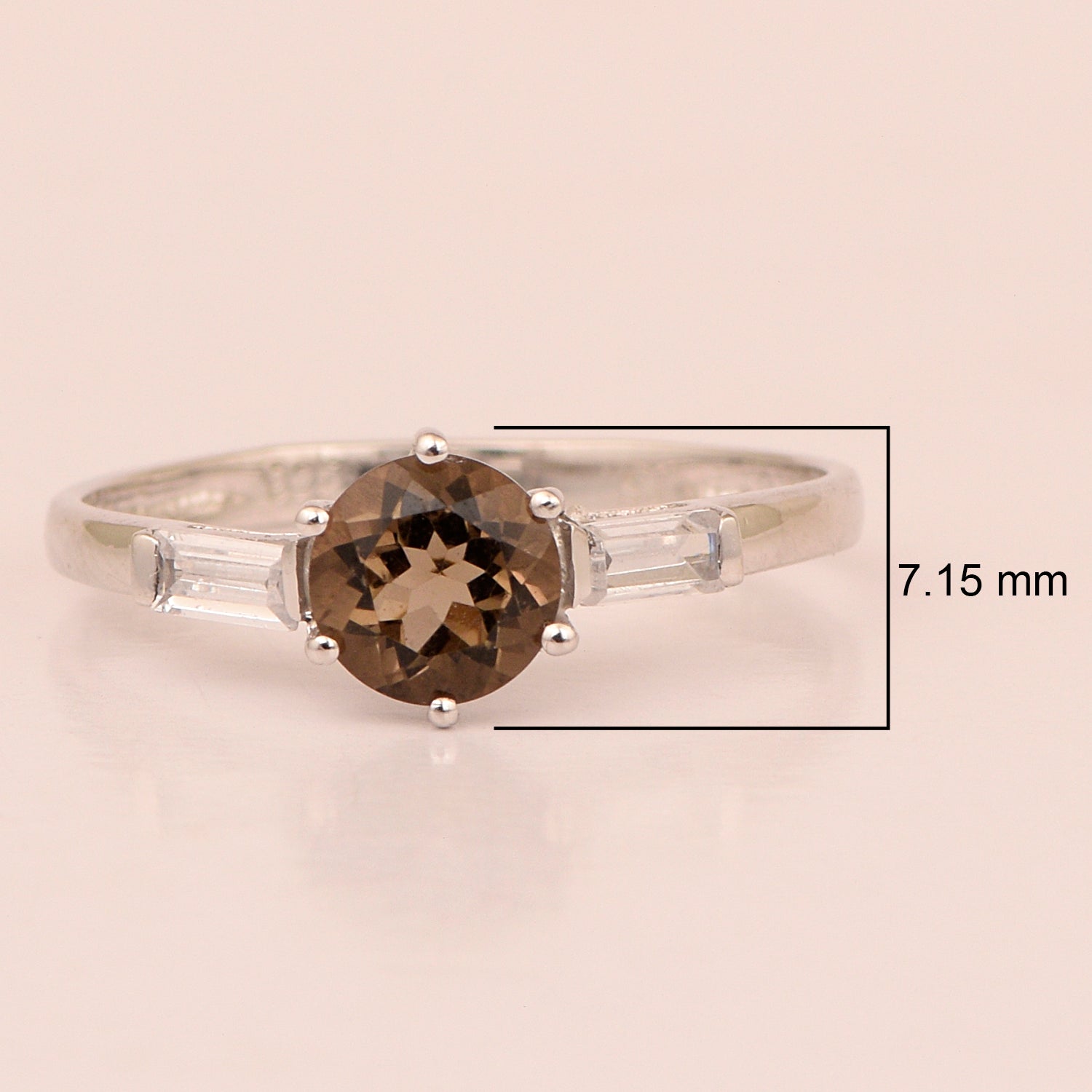 Smoky Quartz ring