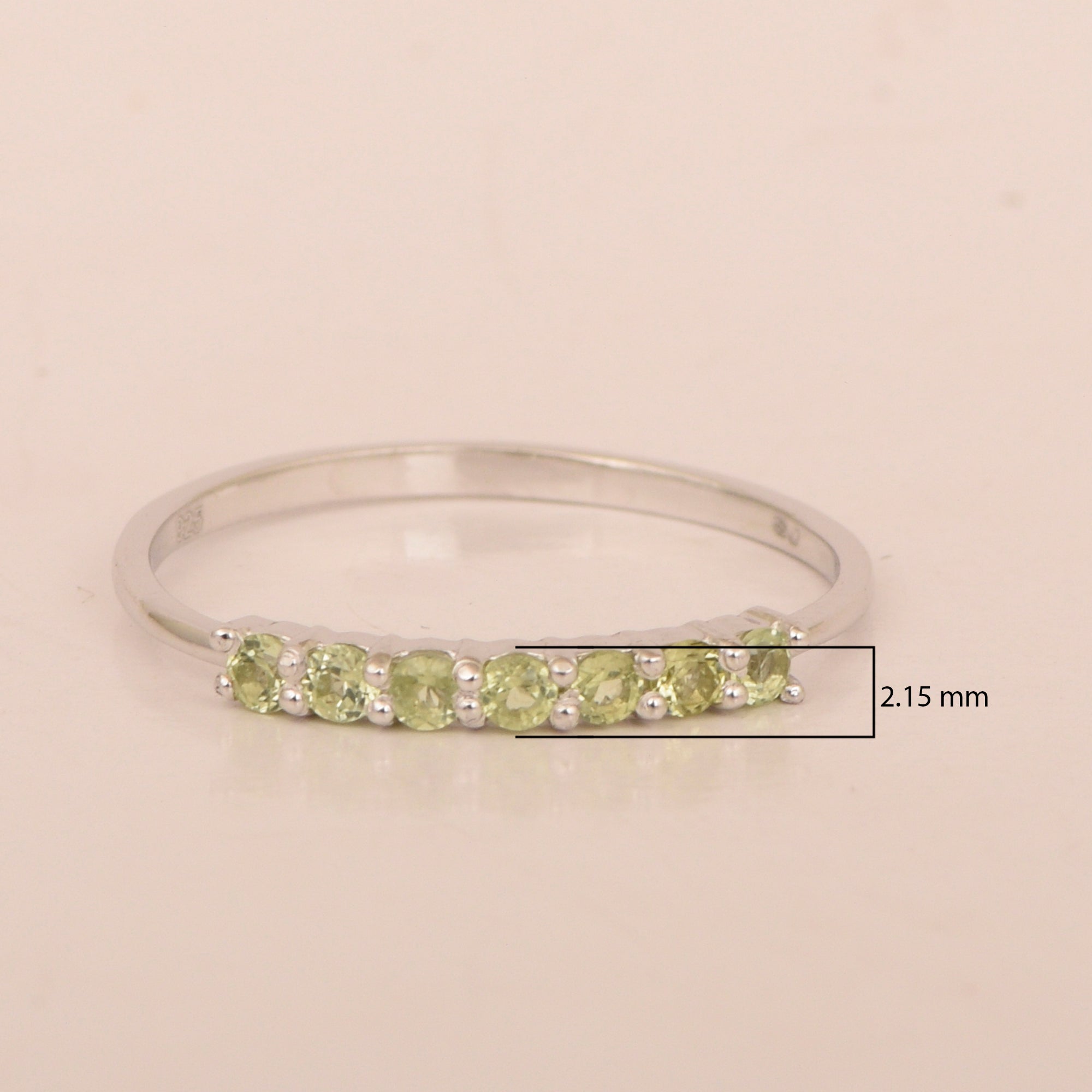 Peridot ring