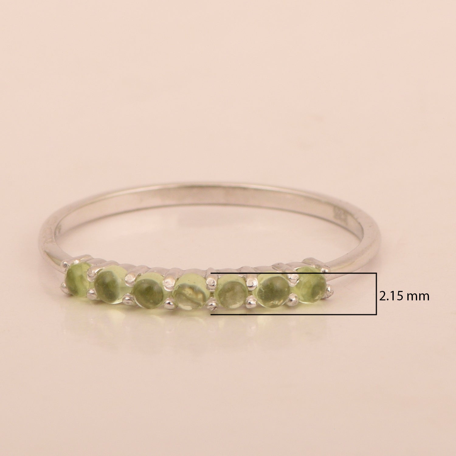 Peridot Cab ring