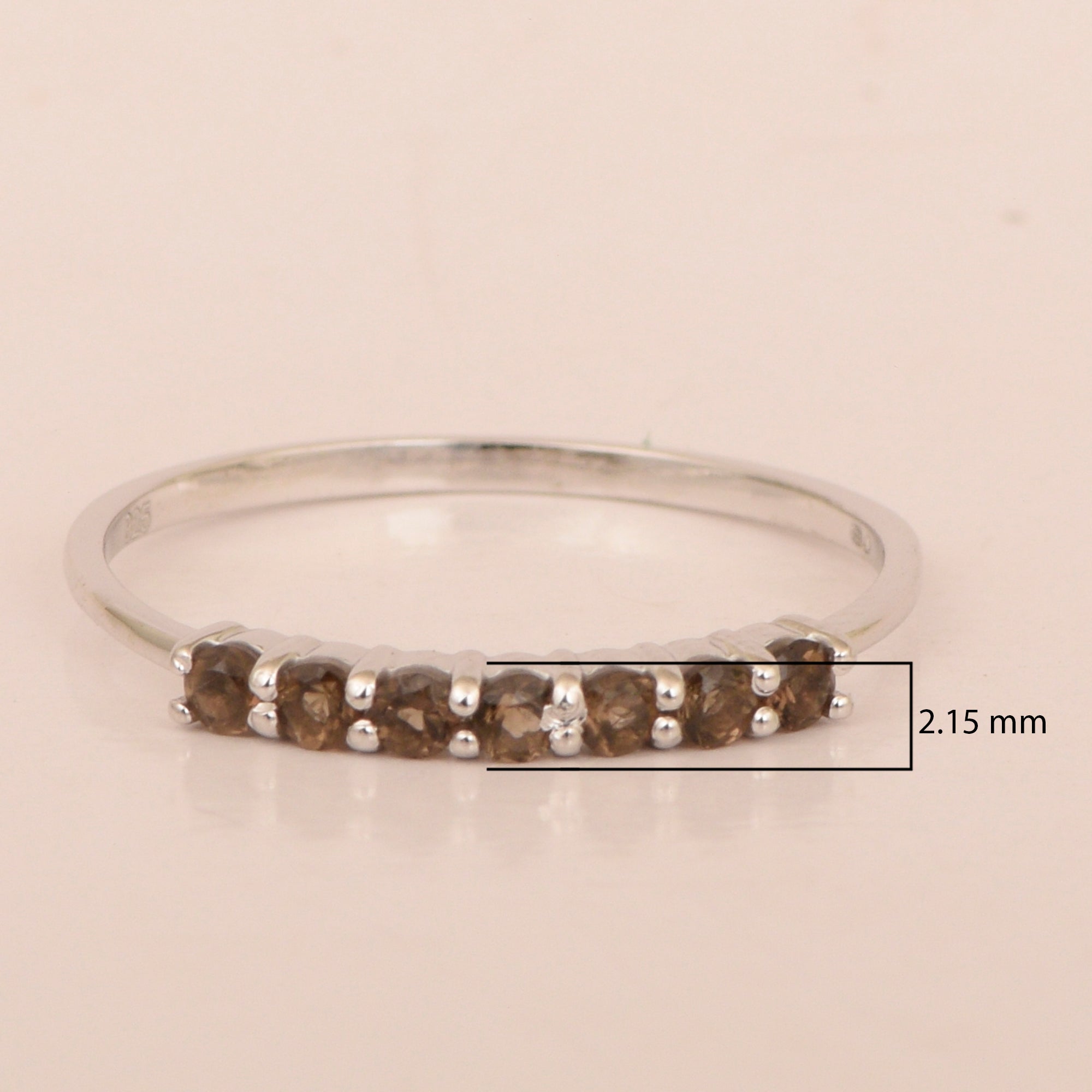 Smoky Quartz ring