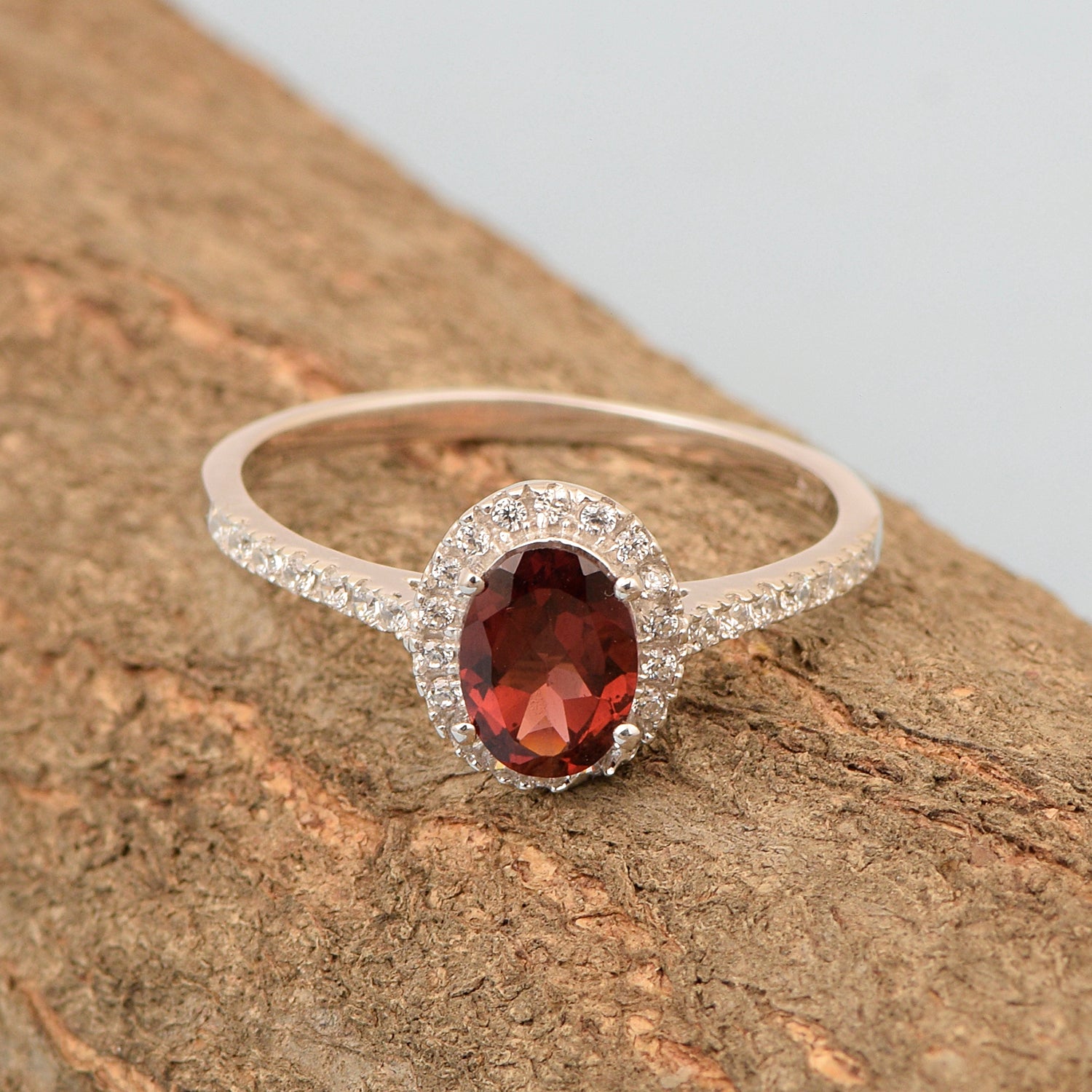 Garnet ring