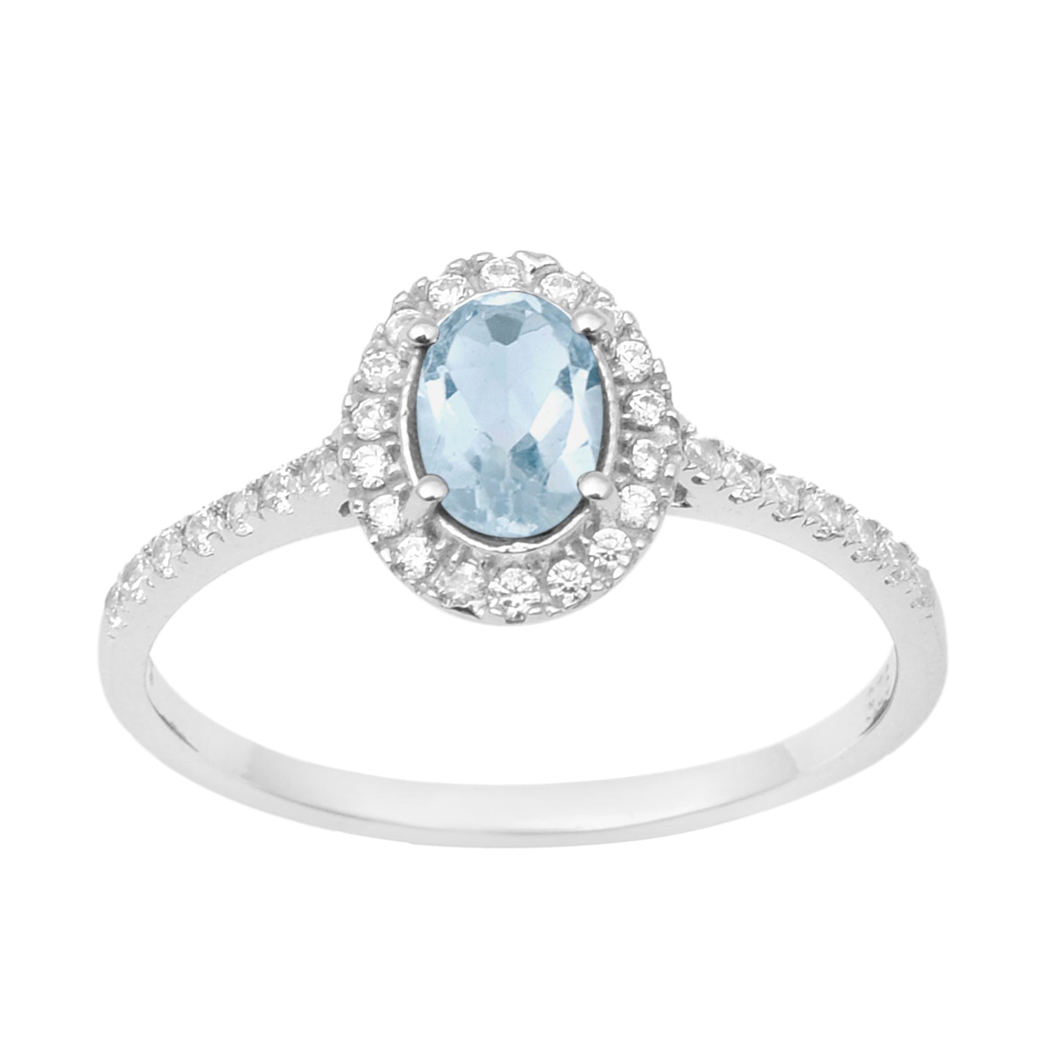 Swiss Blue Topaz ring