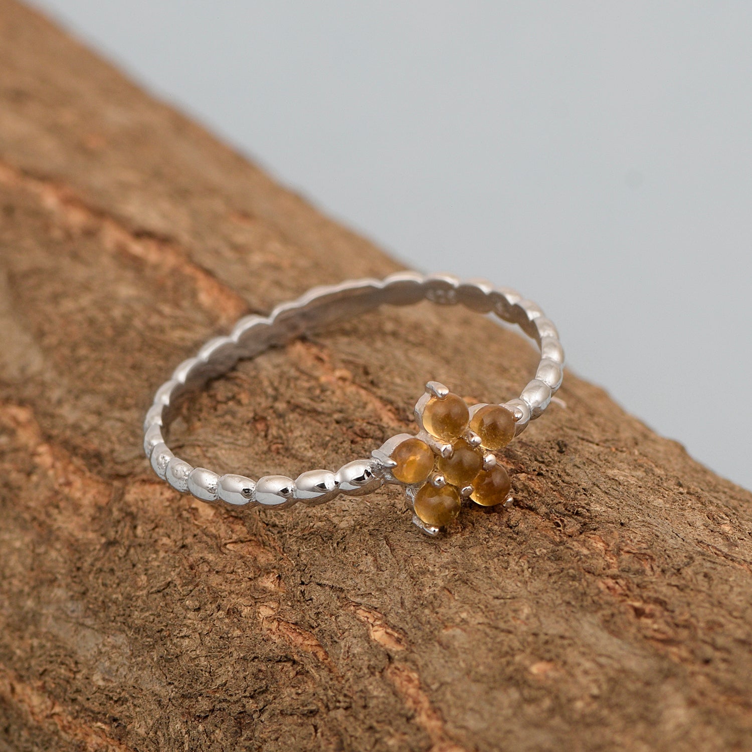 Citrine Cab ring