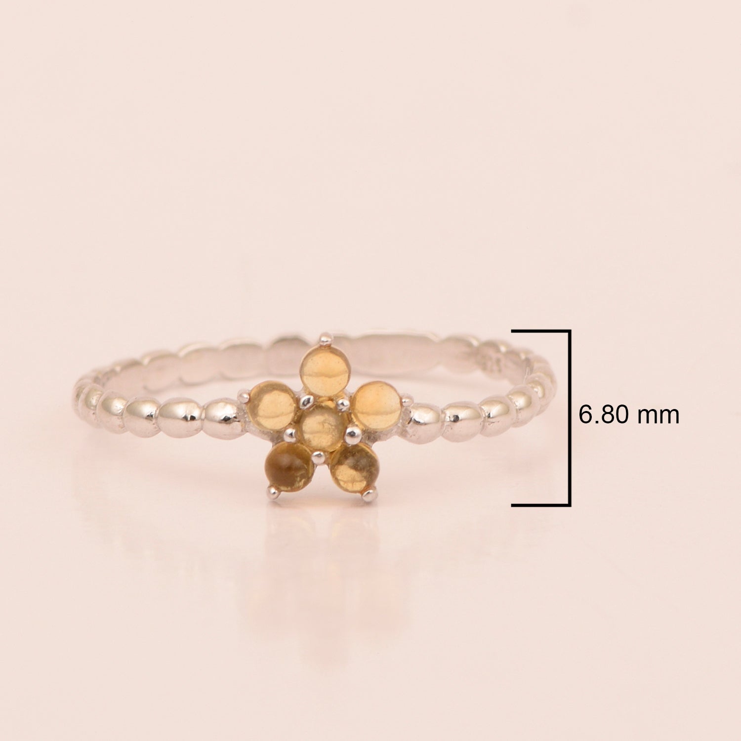Citrine Cab ring