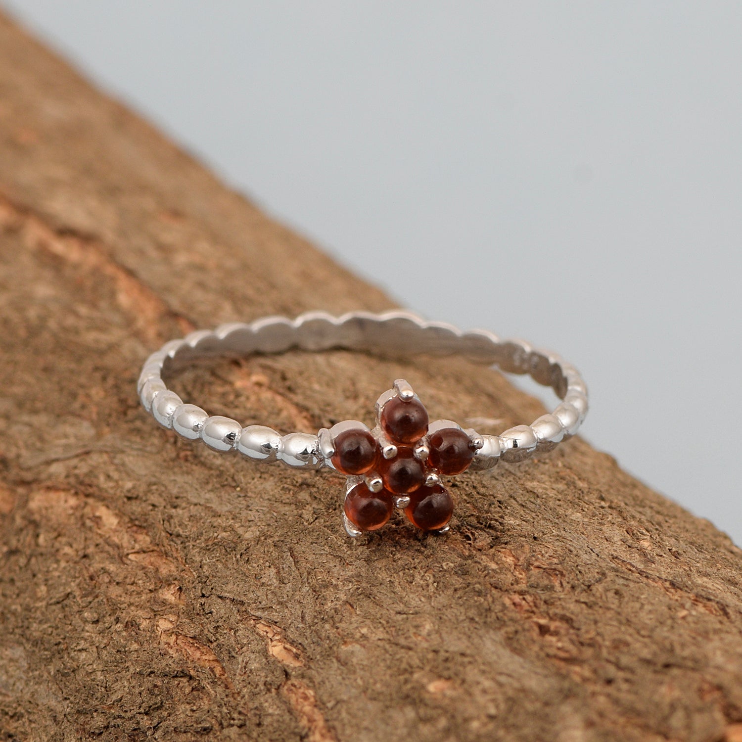 Garnet Cab ring