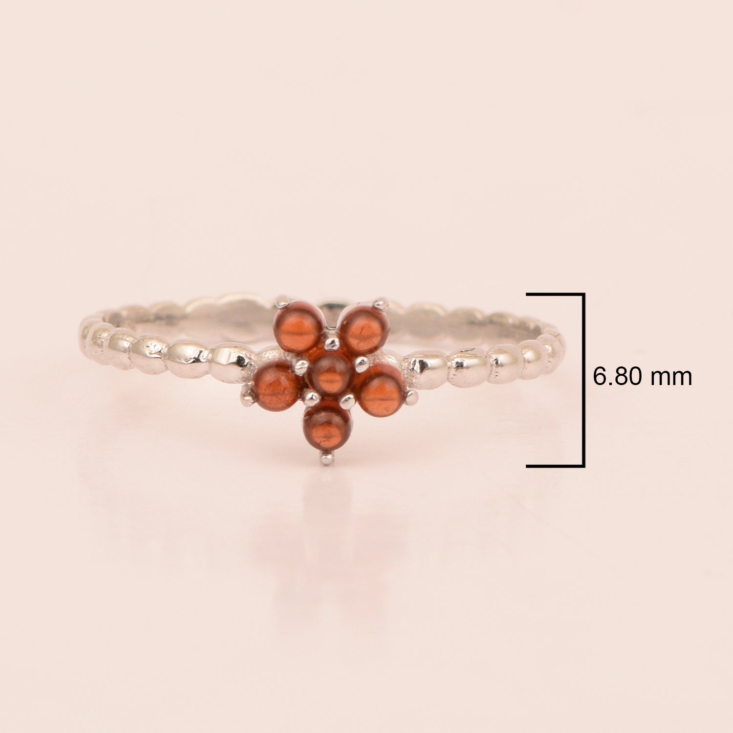 Garnet Cab ring