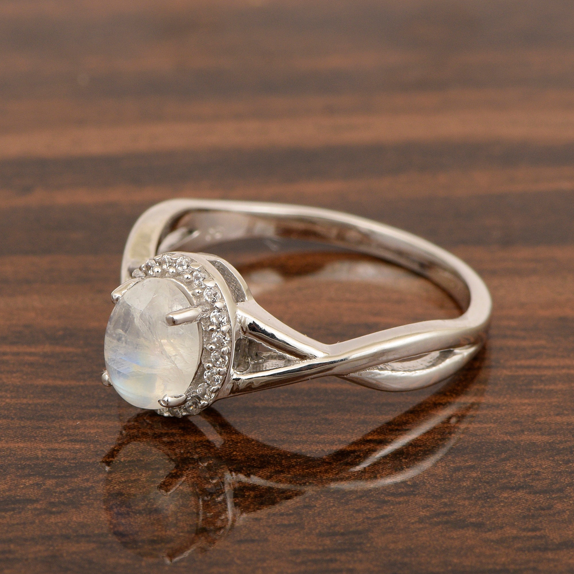Moonstone ring
