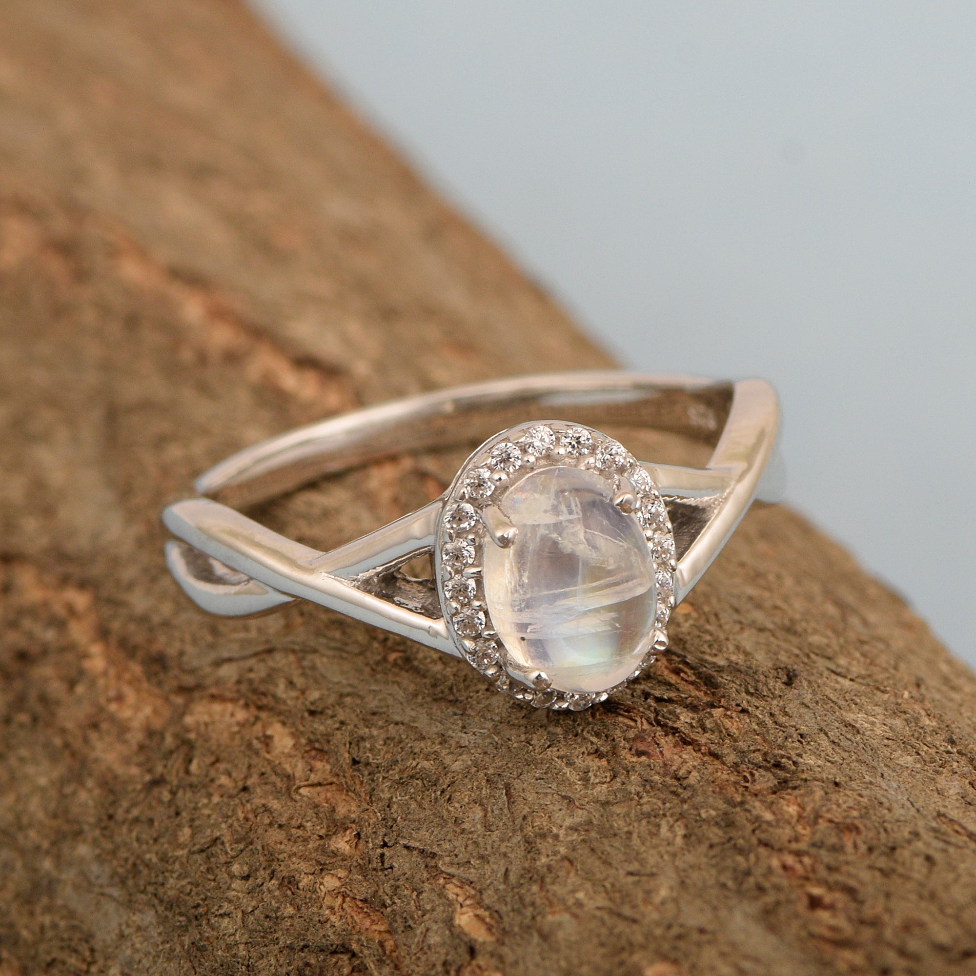 Moonstone ring