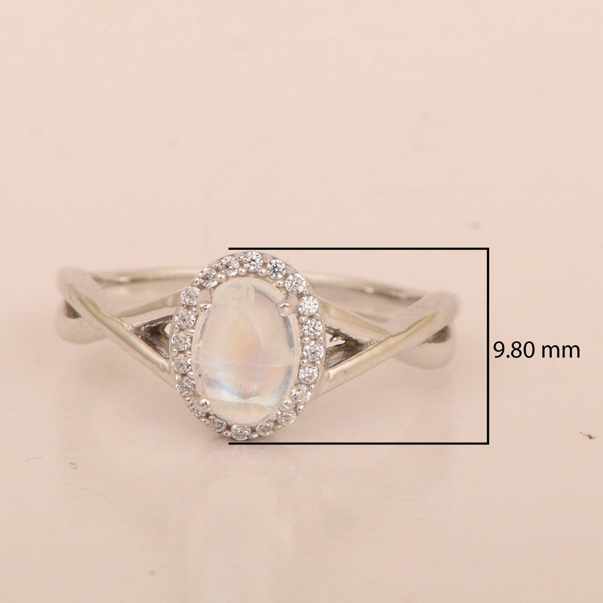 Moonstone ring