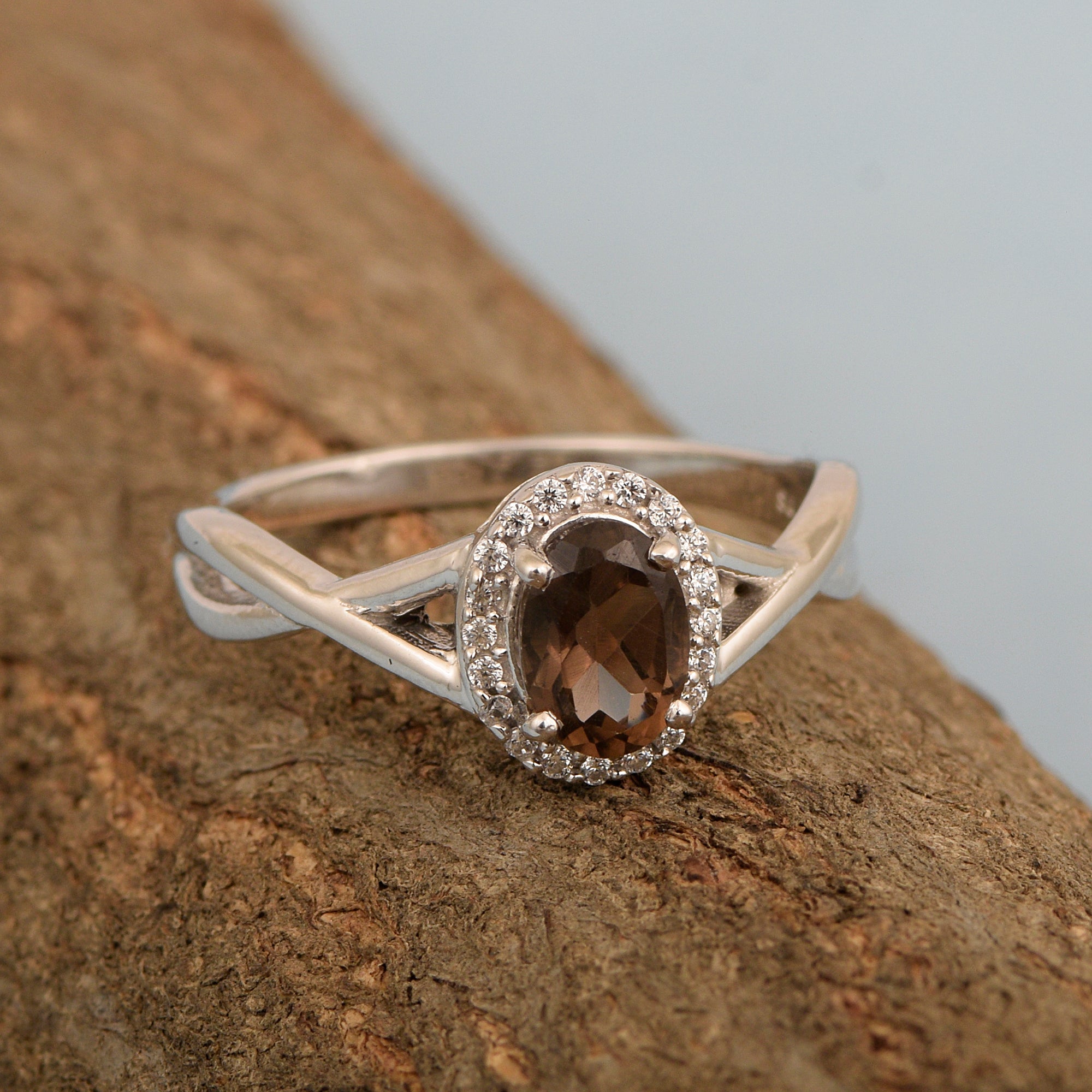Smoky Quartz ring