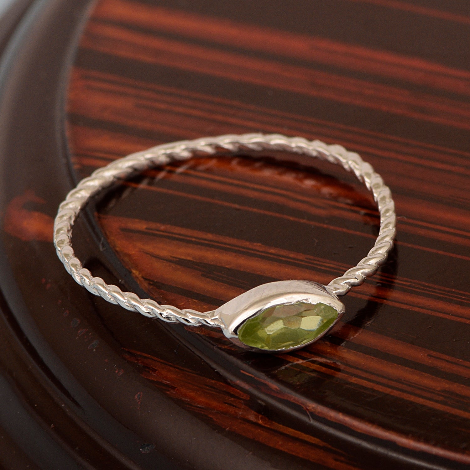 Peridot ring