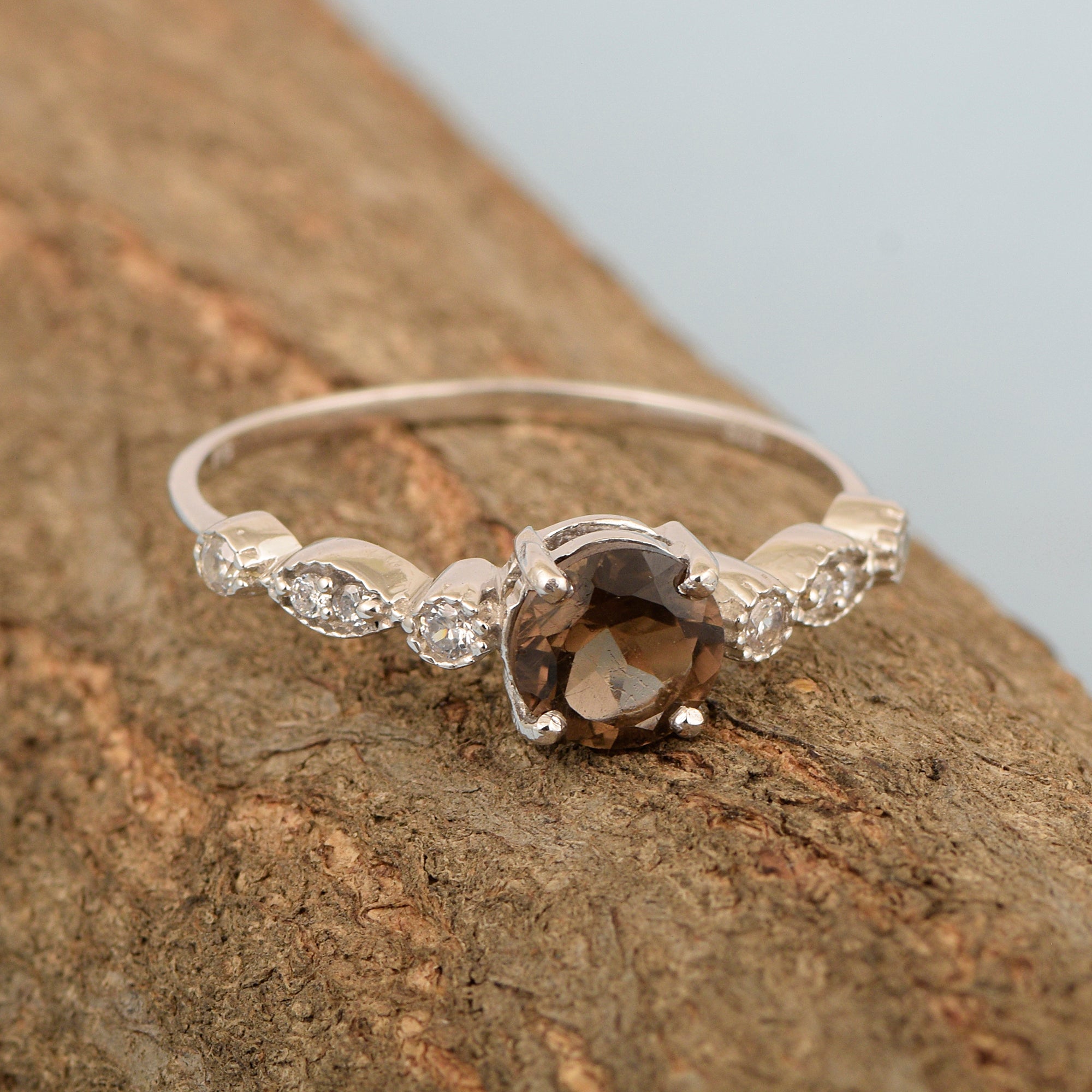 Smoky Quartz ring