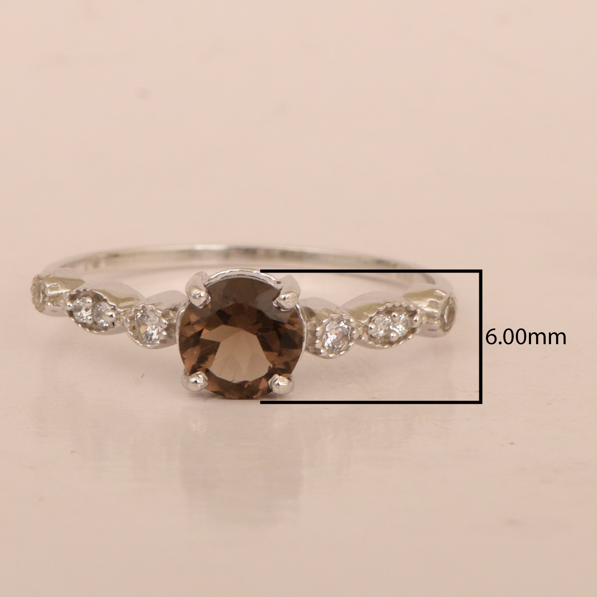 Smoky Quartz ring