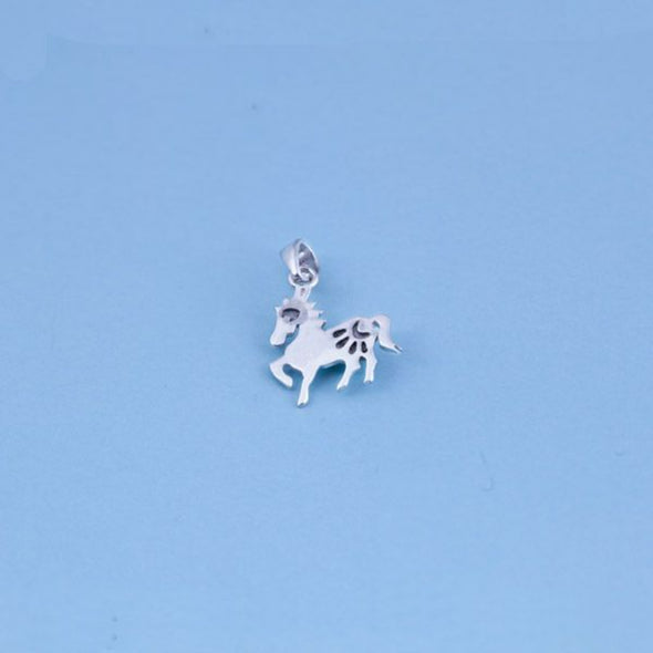 Horse Chinese Zodiac Sterling Silver Pendant