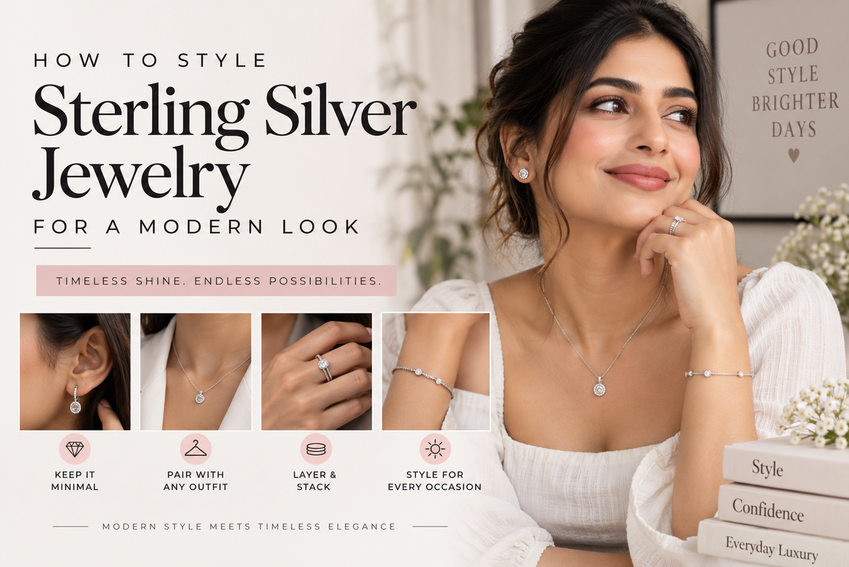 How to Style Sterling Silver Jewelry for a Modern Look