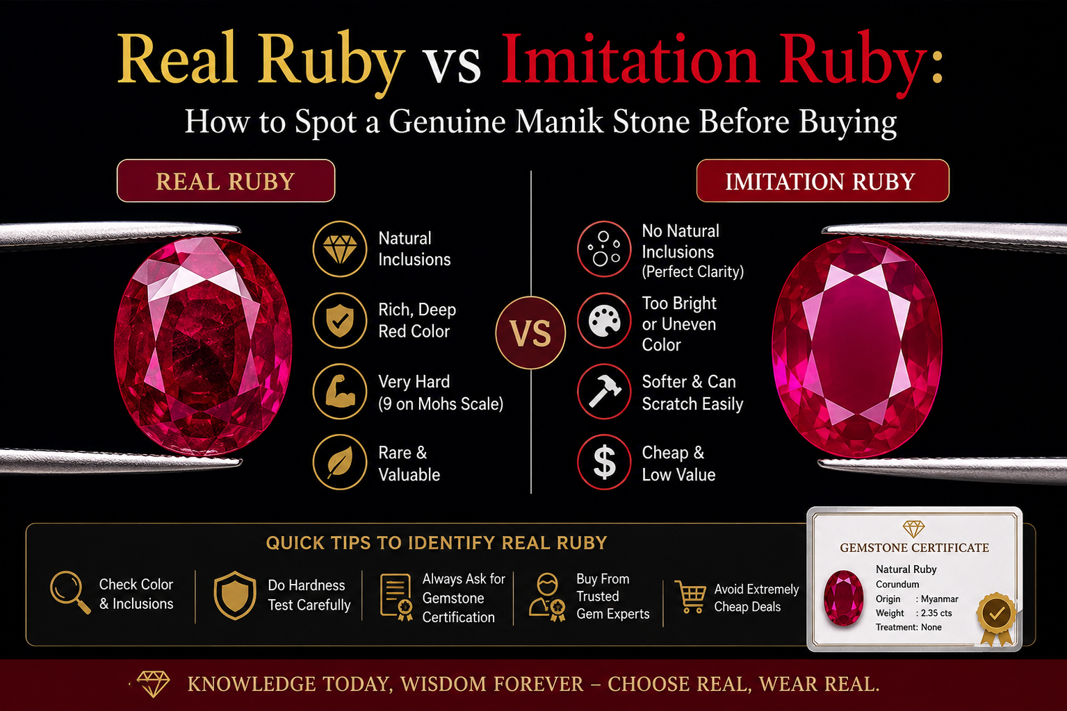 Real Ruby vs Imitation Ruby