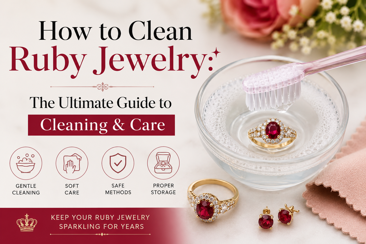 How to Clean Ruby Jewelry