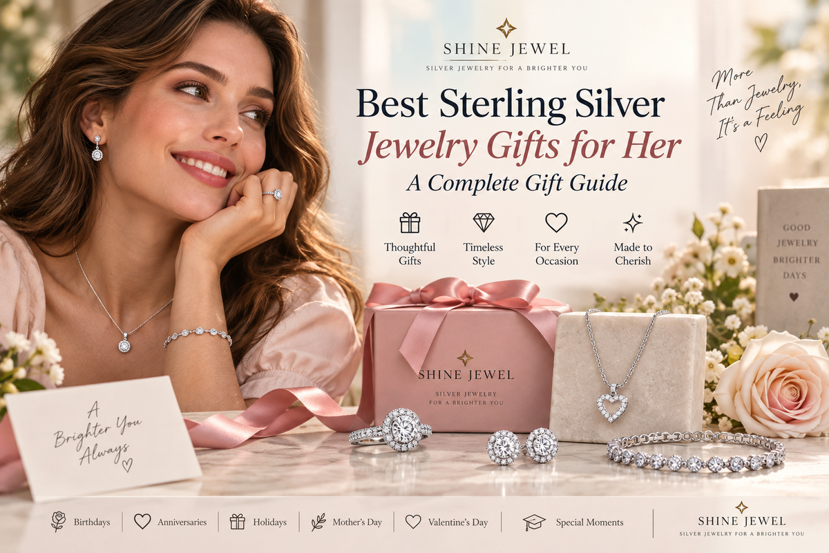 Best Sterling Silver Jewelry Gifts for Her: A Complete Gift Guide By Shine Jewel