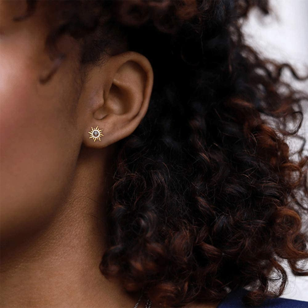 Sun Stud Earrings