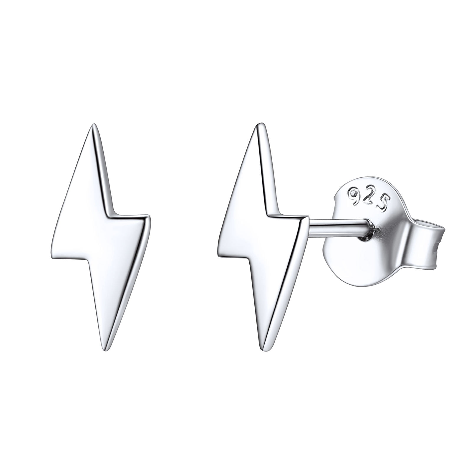 Lightning Bolt Stud Earrings