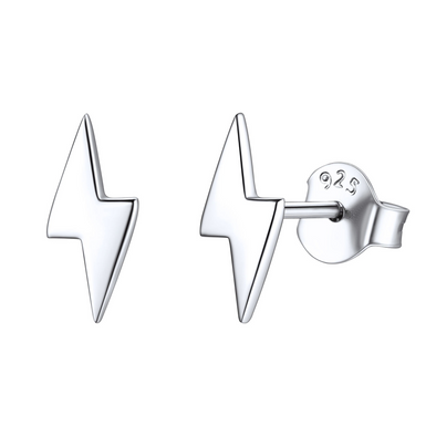 Lightning Bolt Stud Earrings