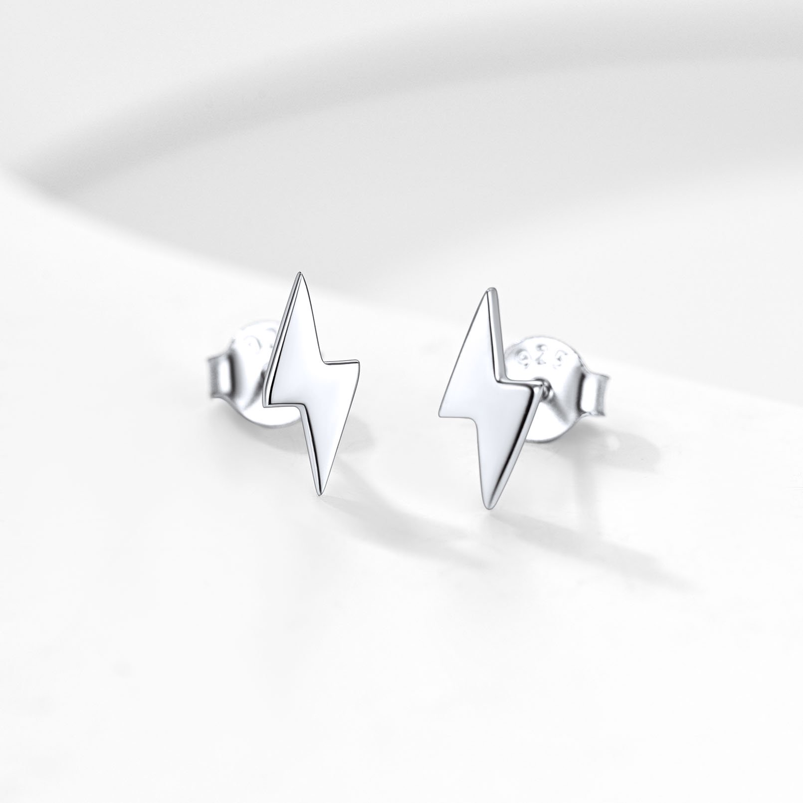 Lightning Bolt Stud Earrings