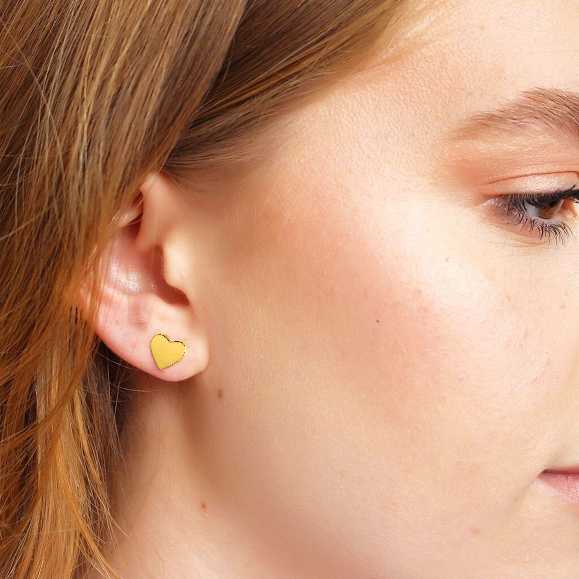 Heart Stud Earrings