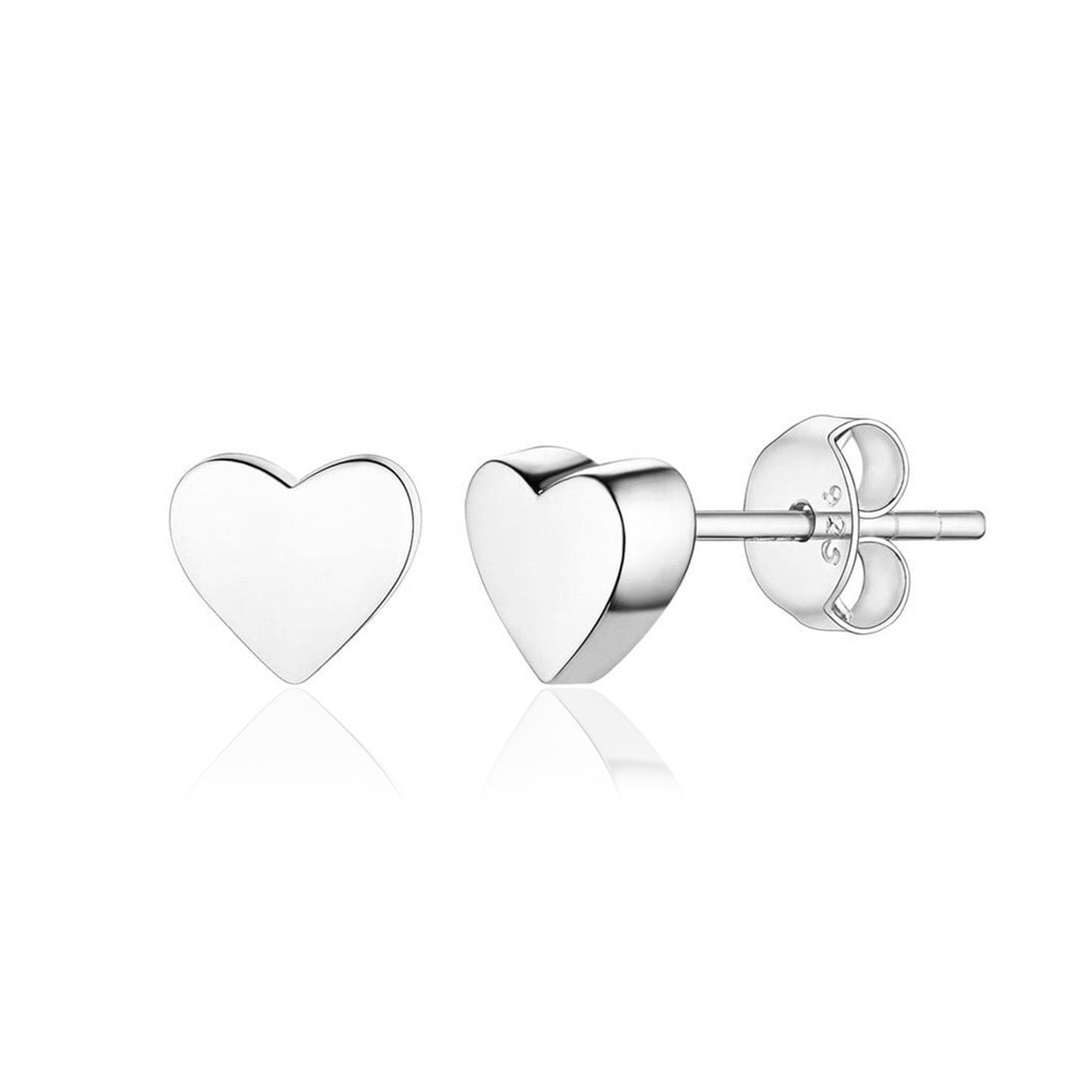 Heart Stud Earrings
