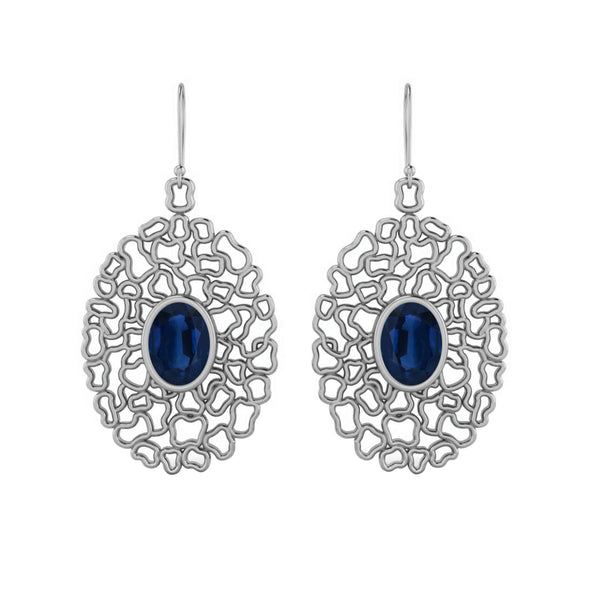 Blue Sapphire Earring