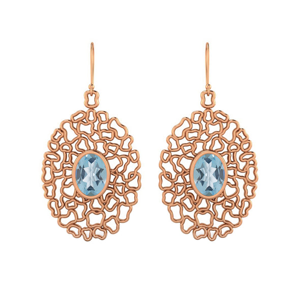 Blue Topaz Earring