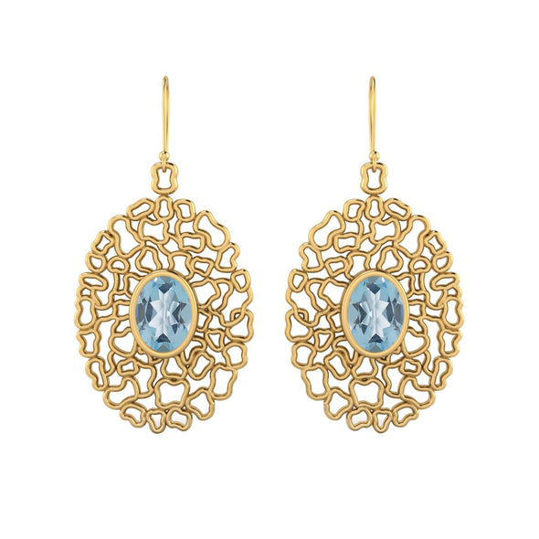 Blue Topaz Earring