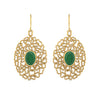 Green Onyx Earring