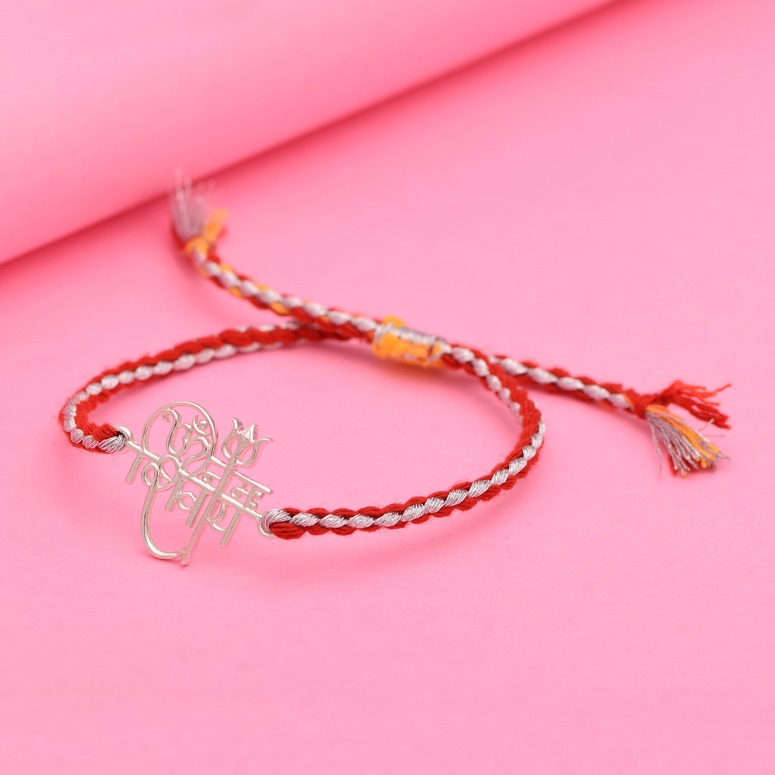 Sacred Shiva Trishul Rakhi Bracelet