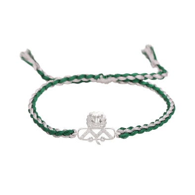 925 Sterling Silver Lion Face Rakhi Bracelet